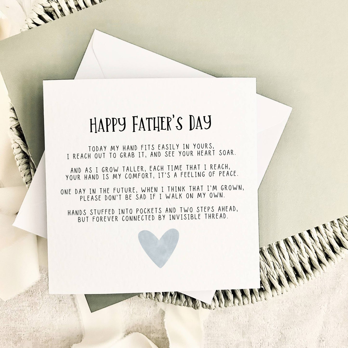 First Father's Day Card | Poem Print