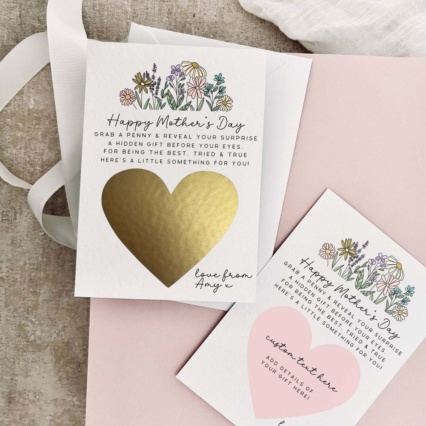 Mother's Day Card | A6 Scratch Off Surprise