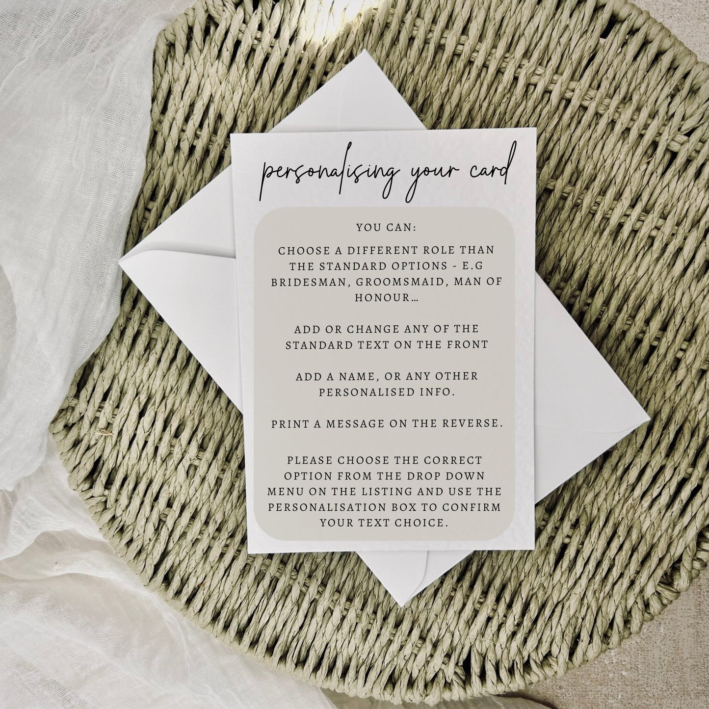 Page Boy Definition | Bridal Party Proposal | A6 Postcard