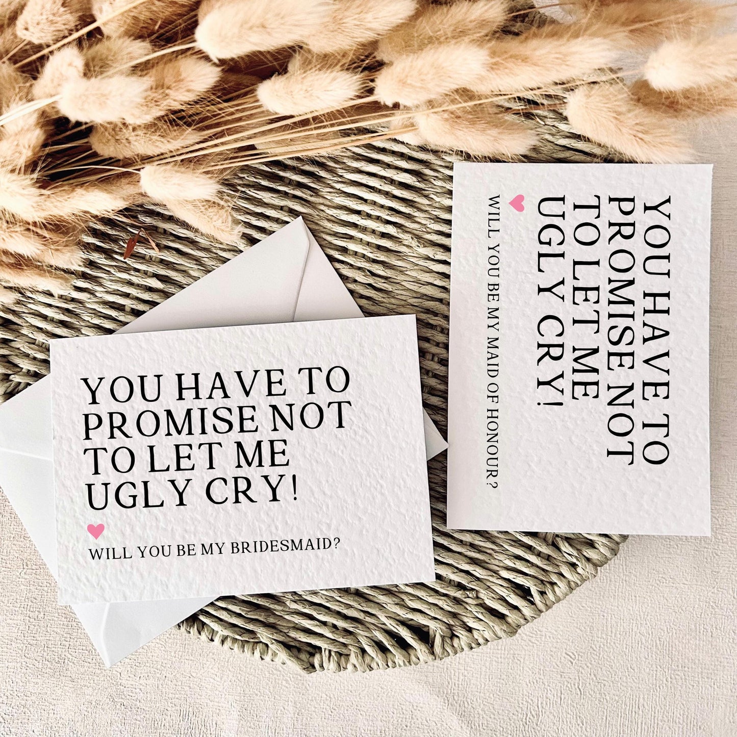 Ugly Cry | Bridal Party Proposal | A6 Postcard