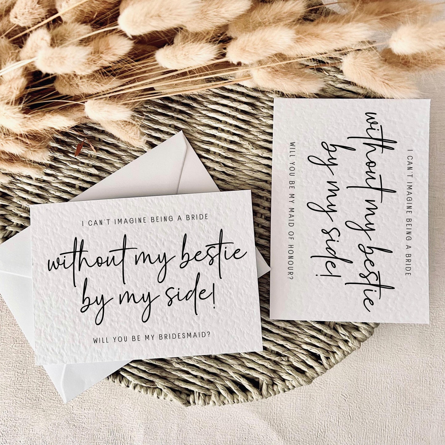 Bestie By My Side | Bridal Party Proposal | A6 Postcard