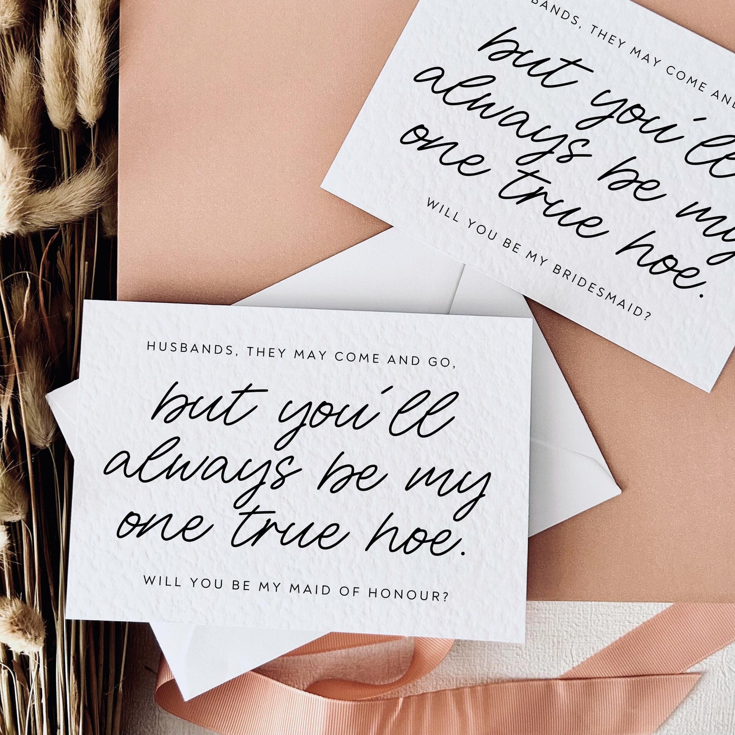 One True Hoe | Bridal Party Proposal | A6 Postcard