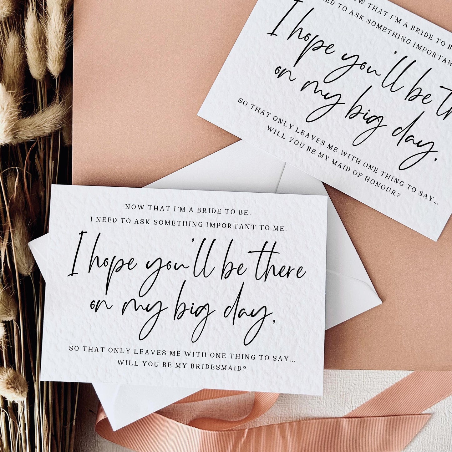 One Thing To Say | Bridal Party Proposal | A6 Postcard