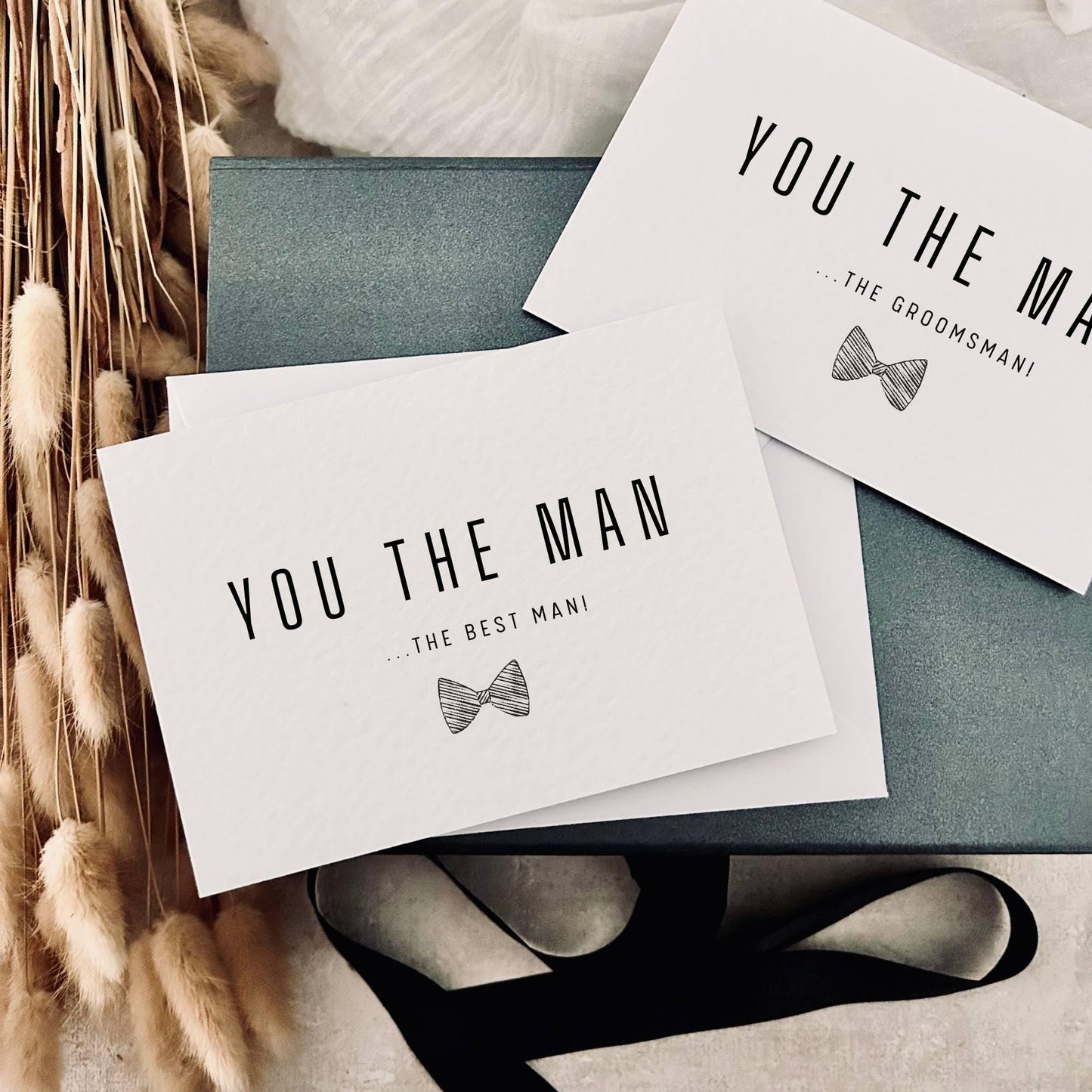 You The Man | Grooms Party Proposal | A6 Postcard