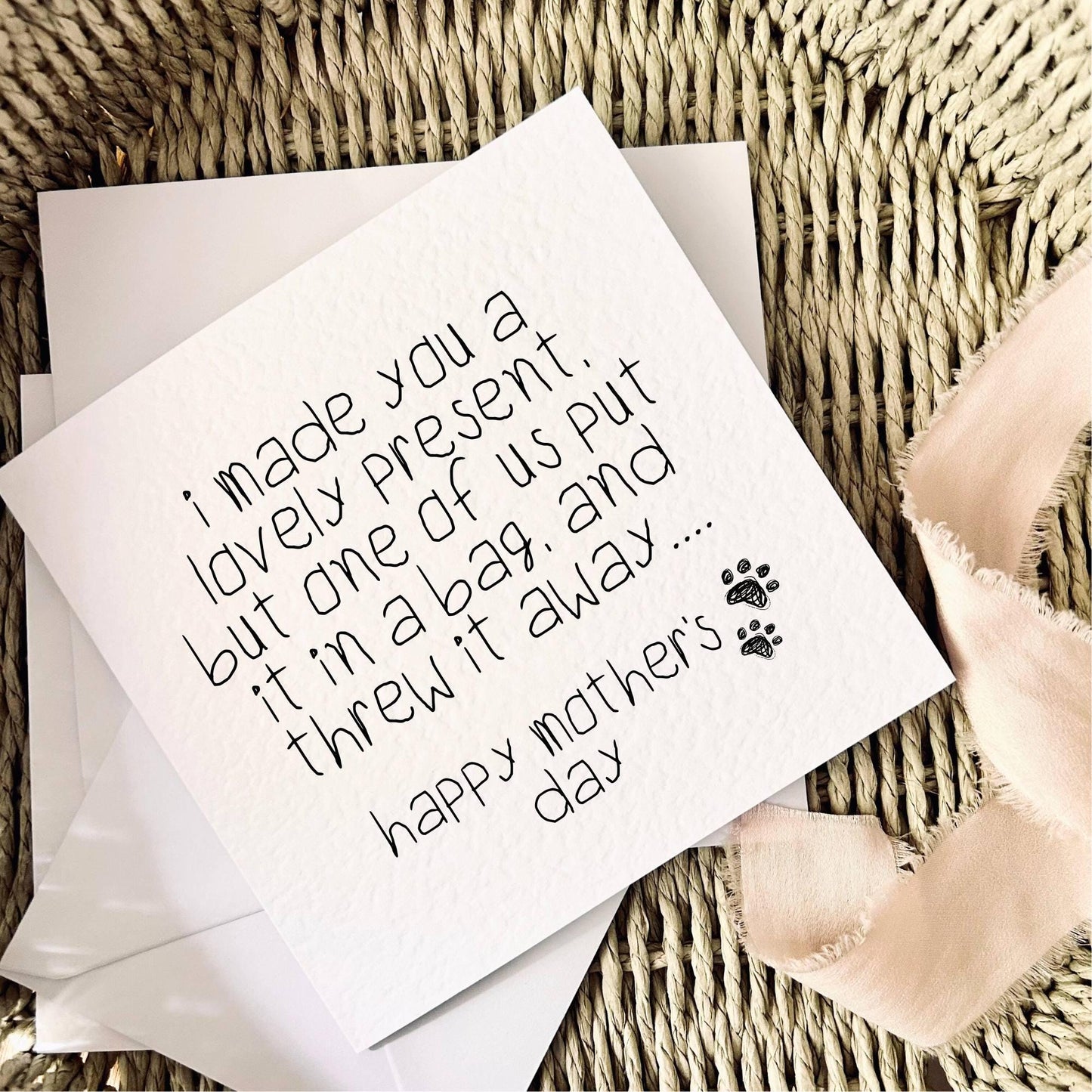 Mother's Day Card | Love From The Dog - Present