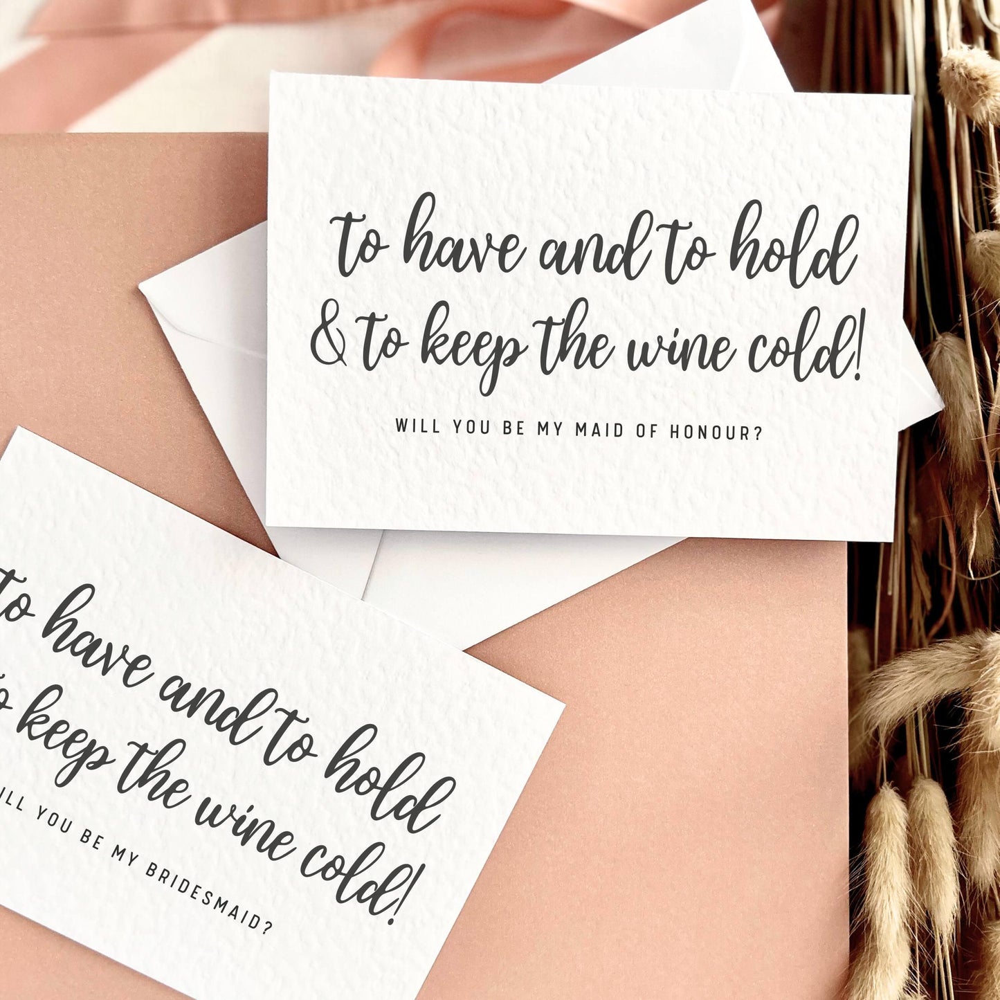Keep The Wine Cold | Bridal Party Proposal | A6 Postcard