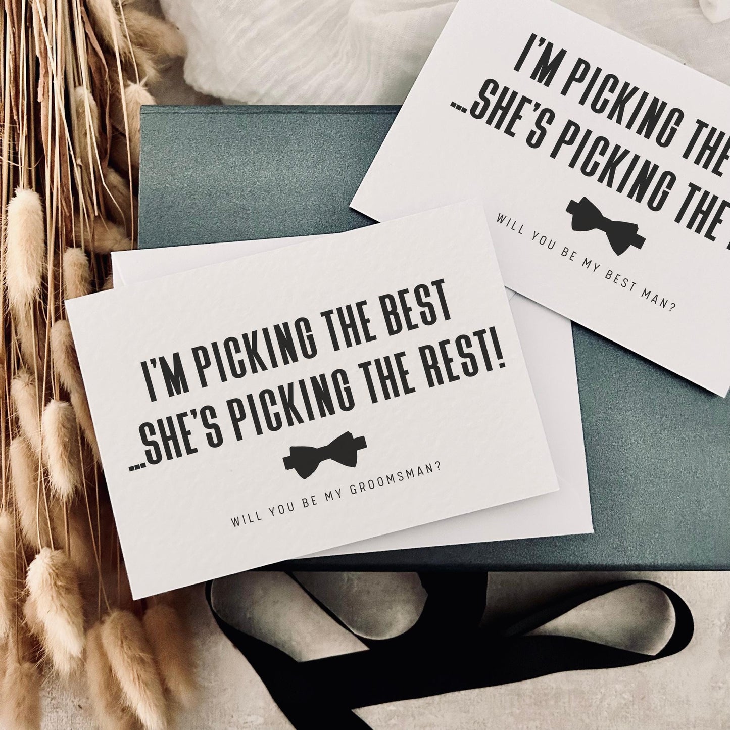 Proposal Card for Groomsman, Best Man or Custom Grooms Party Role - Personalised Options | Picked The Best