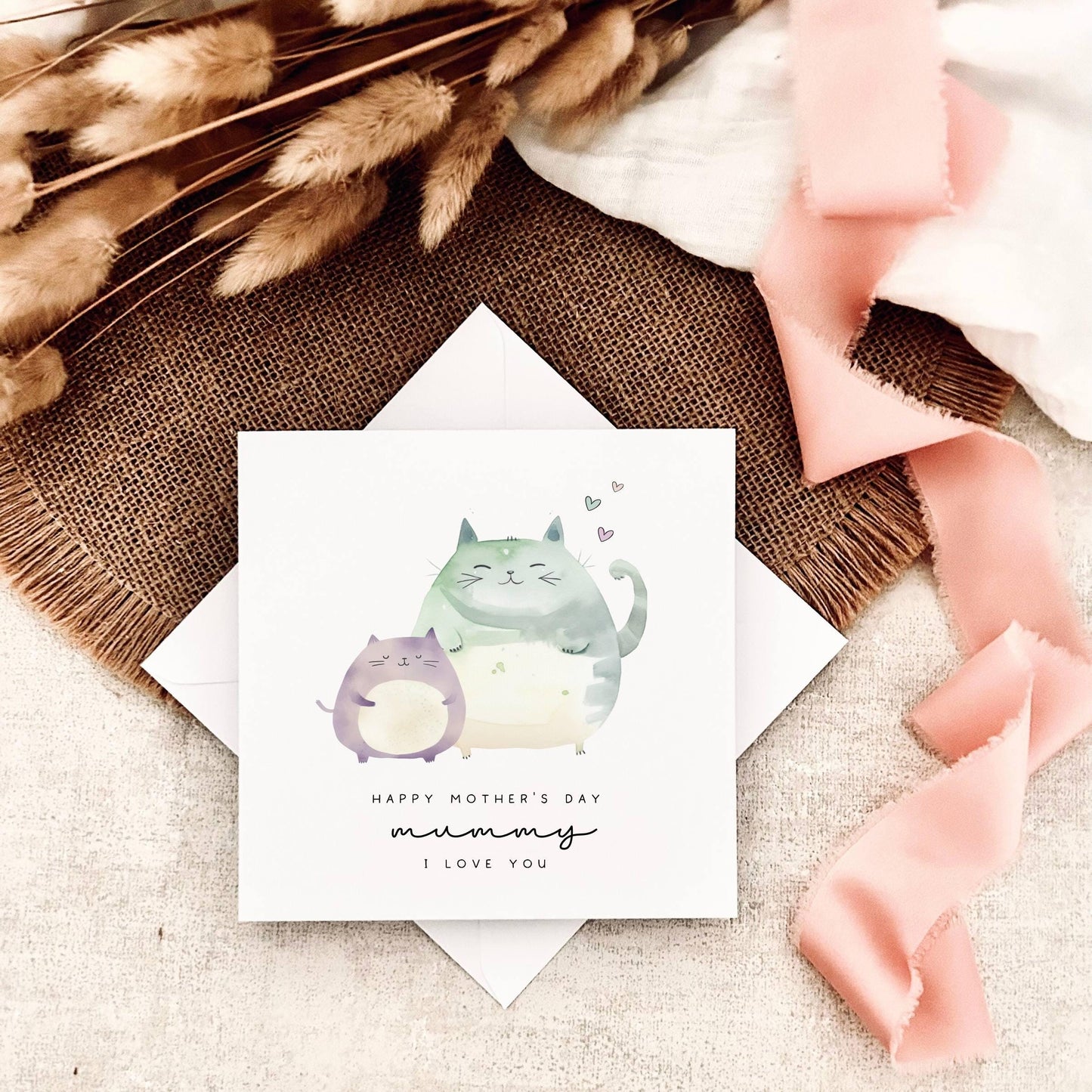 Mother's Day Card | Little Kittens Personalised