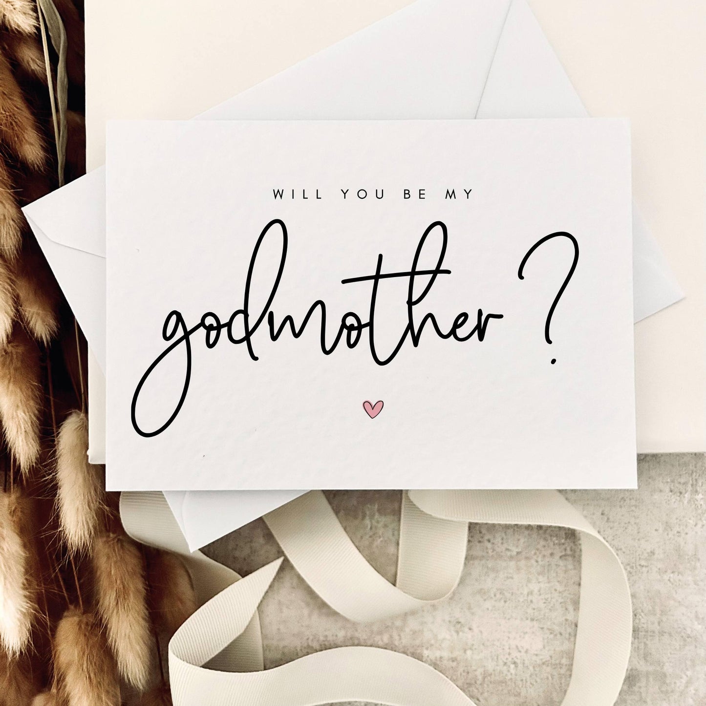 Will You Be My Godmother | Godparent Proposal Card