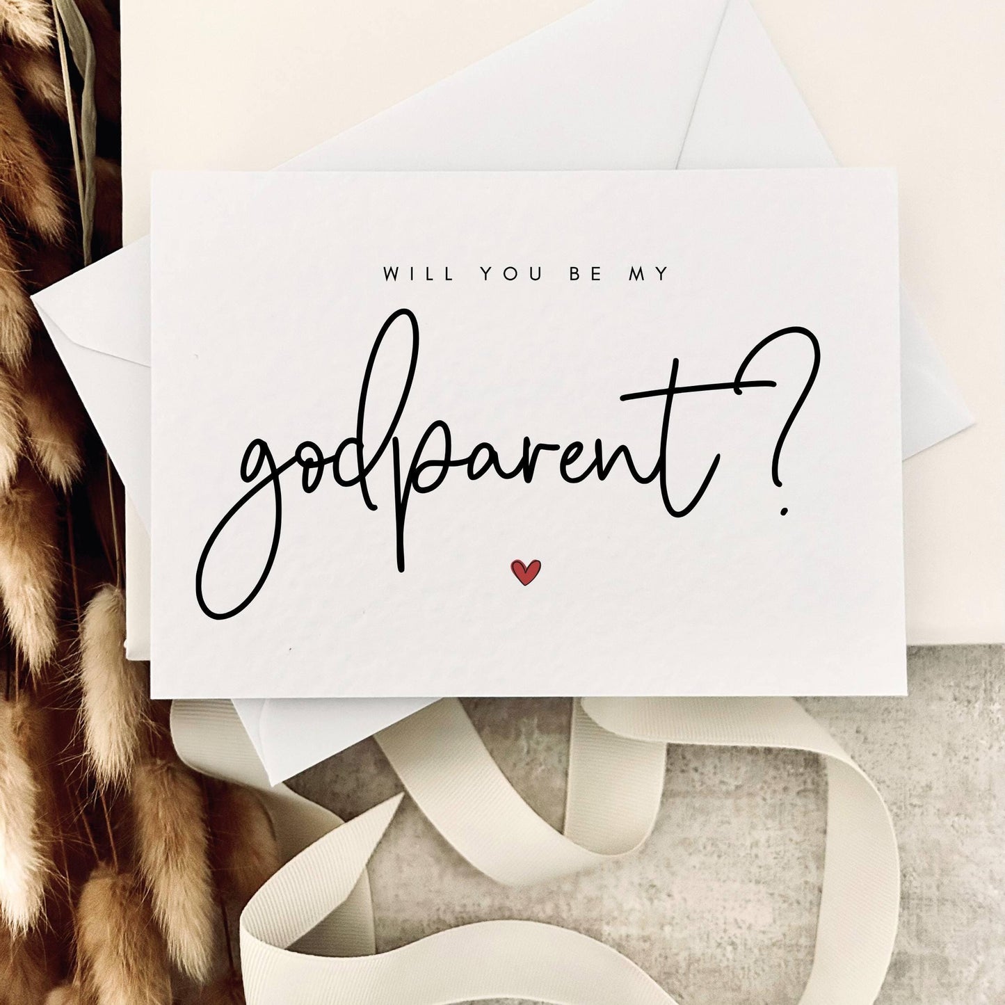 Will You Be My Godparent | Godparent Proposal Card