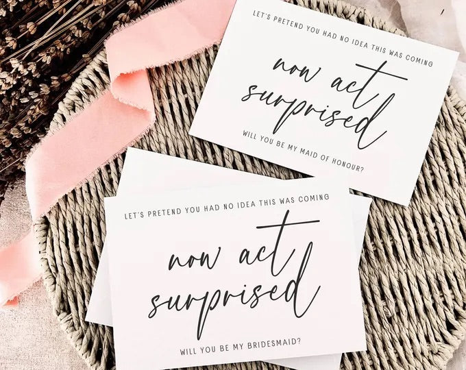 Bridesmaid Proposal Card