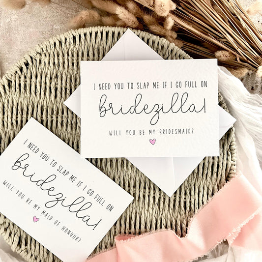 Will You Be My Bridesmaid Proposal Card