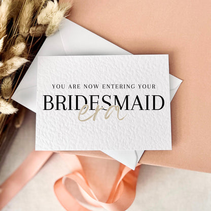 Bridesmaid Era | Bridal Party Proposal | A6 Postcard