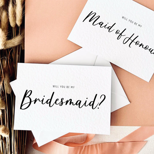 Will You Be My Bridesmaid? | Bridal Party Proposal | A6 Postcard