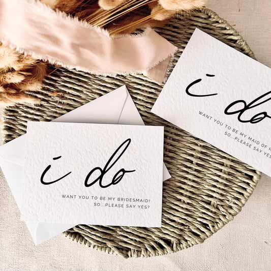 I Do Need You | Bridal Party Proposal | A6 Postcard