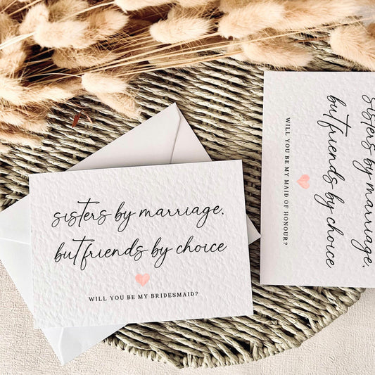 Friends by Choice | Bridal Party Proposal | A6 Postcard