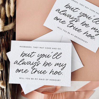 One True Hoe | Bridal Party Proposal | A6 Postcard