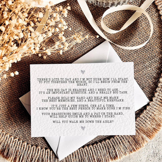 Walk Me Down The Aisle | Poem