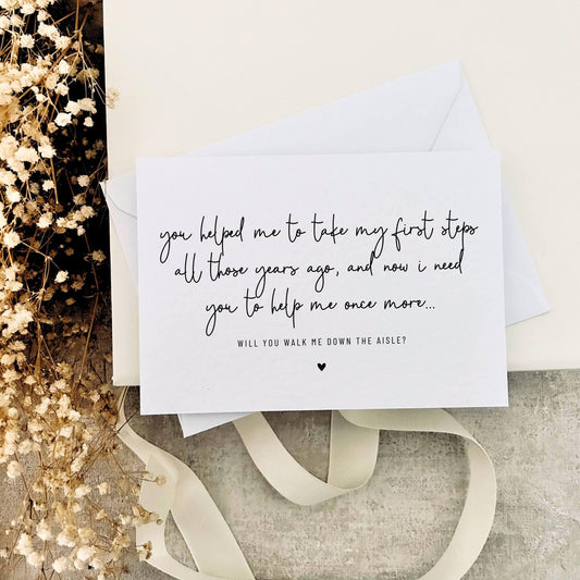 Walk Me Down The Aisle | First Steps