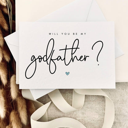 Will You Be My Godfather | Godparent Proposal Card