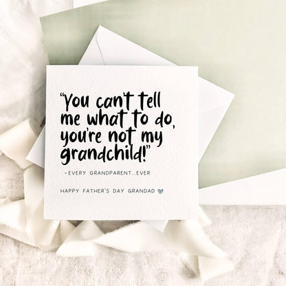 Father's Day Card for Grandad | Funny Quote