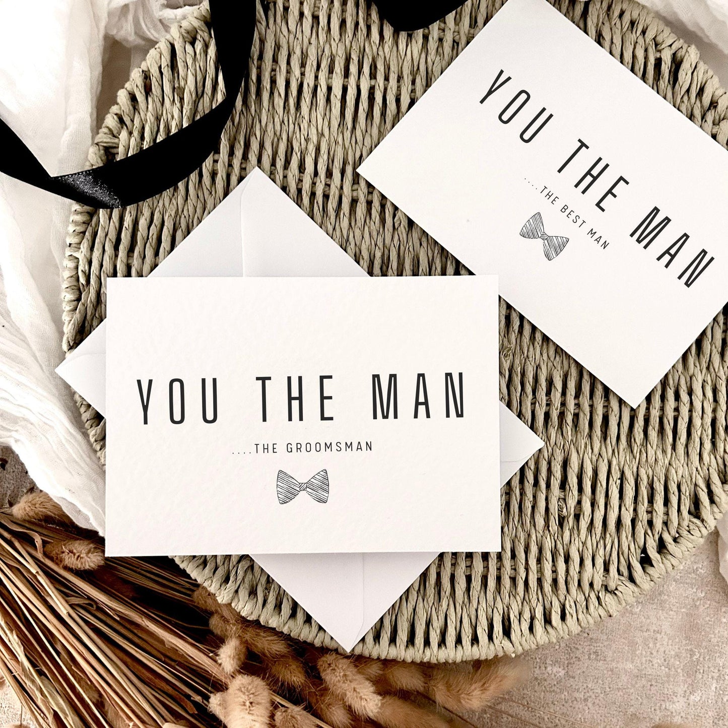 Proposal Card for Groomsman, Best Man or Custom Grooms Party Role - Personalised Options | You The Man